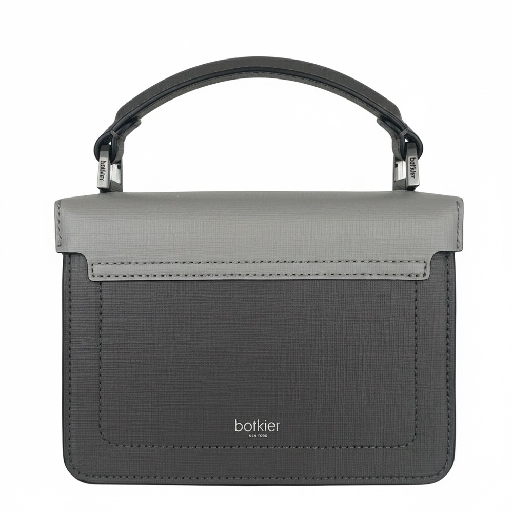 Botkier Nolita Gray Leather Crossbody Bag – w/ Dust Bag & Authenticity Card - Picture 4 of 8